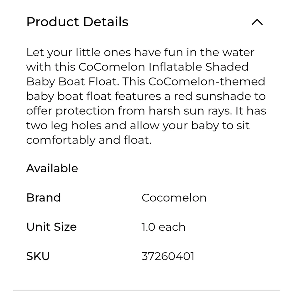 Coco Melon Red and Blue Shaped Baby Boat